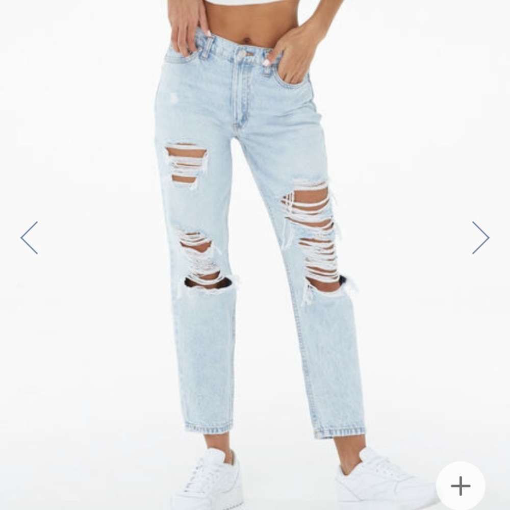 COPY - Light Wash Mom Jeans